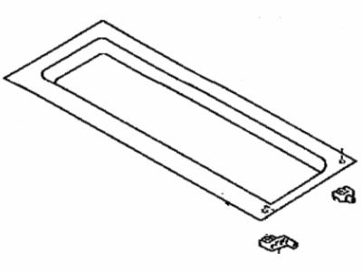 Toyota 64340-12020-04 Panel Assembly, Package Tray Trim