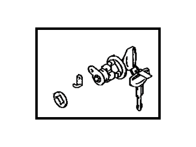 Toyota Corolla Tailgate Lock - 69055-13120