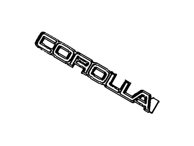 Toyota 75442-13070 Nameplate