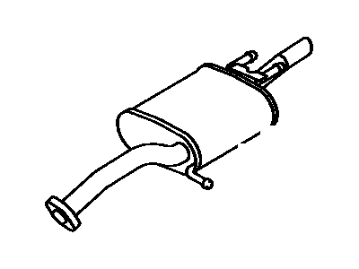 Toyota Corolla Muffler - 17430-YZZ04