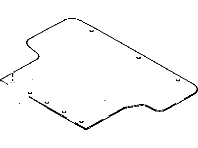 Toyota 58570-12360-03 Carpet Assembly, Rear Floor