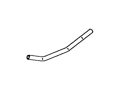 Toyota 87245-0C320 Hose,  Heater Water,  Outlet E