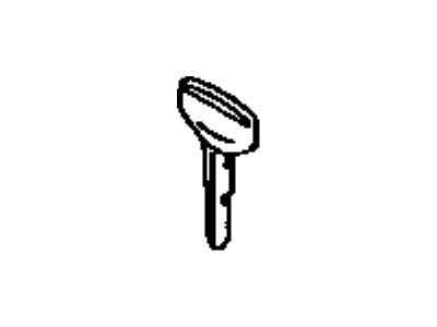 Toyota 90999-00133 Key,  Blank