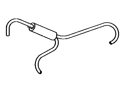 Toyota 17341-74040 Hose,  NO.1(For Idle-Up)