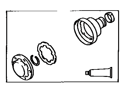 Toyota 04373-12010 Boot Kit, Universal