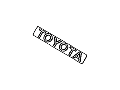 Toyota 75441-12460 Nameplate