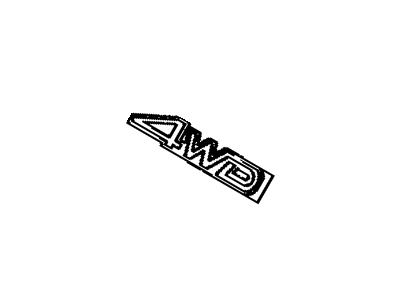 Toyota 75445-12120 Nameplate