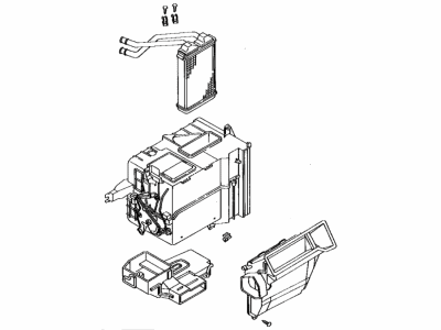 Toyota 87150-12480 Heater Assembly