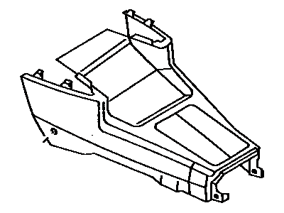 Toyota Corolla Center Console Base - 58811-12440-03