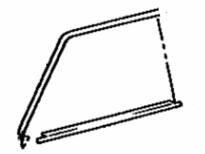 Toyota 75551-12370 Drip Molding