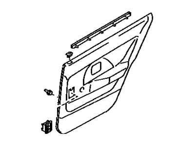 Toyota 67630-1A230-03 Rear Door Trim