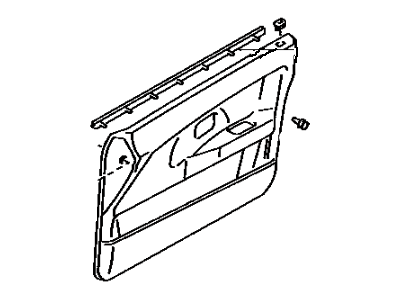 Toyota 67620-1E530-03 Trim Panel Assembly