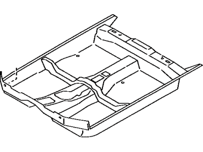 Toyota 58510-1A180-03 Carpet Assembly, Front Floor, Front