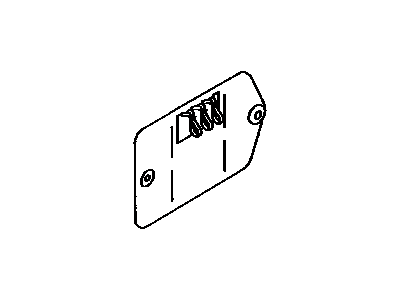 Toyota 69555-20010 Cover Sub-Assembly, Key