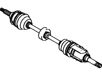Toyota 43410-12180 Shaft Assembly, Front Drive, Passenger Side