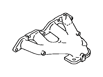 Toyota Corolla Exhaust Manifold - 17141-16220