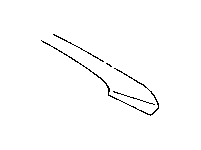 Toyota 64811-12880 Back Glass