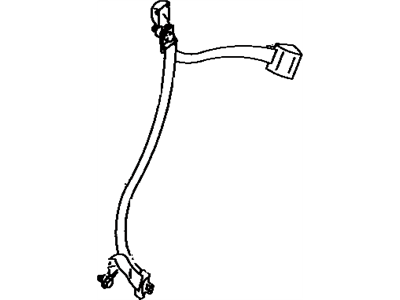 Toyota 73360-12392-02 Rear Belt Assembly
