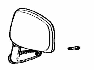 Toyota 87940-14150 Mirror Assembly, Outer Rear View, Driver Side