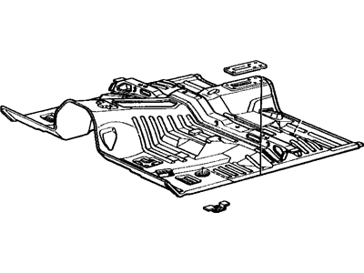 Toyota 58101-14040 Pan Sub-Assembly, Front Floor
