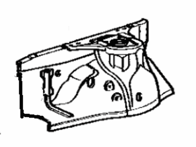 Toyota 53701-14210 Apron Sub-Assembly, Front Fender, Passenger Side