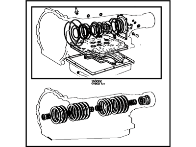 Toyota 04352-14022 Kit, Automatic Transmission Overhaul, Passenger Side