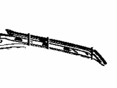 Toyota 61622-14040 Trough, Back Door Opening, Driver Side