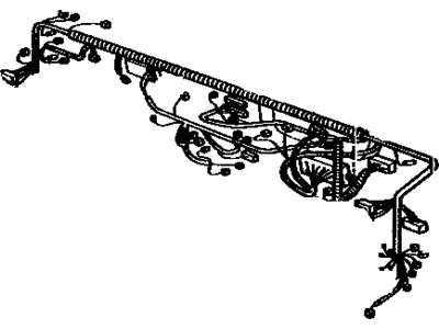 Toyota 82220-14792 Harness Assembly, Wiring Cowl