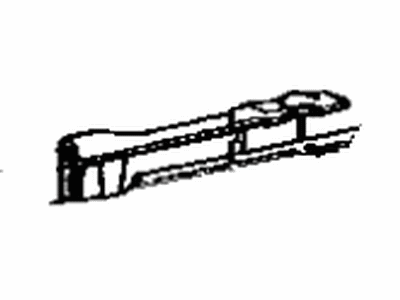 Toyota 58313-14050 Extension, Rear Floor Pan To Quarter Panel, Passenger Side