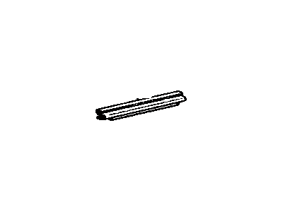 Toyota 62505-14020 Moulding Sub-Assembly, Quarter Trim, Passenger Side