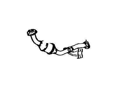 Toyota 17410-38090 Pipe Assembly, Exhaust, Front
