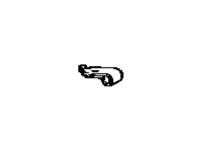Toyota 90461-12121 Clamp(For Parking Brake Cable), Driver Side