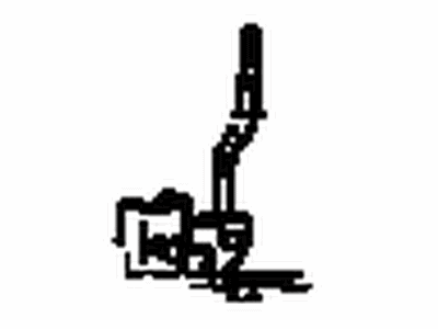 72630-14020 Toyota Lock Sub-Assembly, Rear Seat Back, Passenger Side Illustration 1 of 1