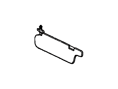 Toyota 74310-14140-03 Visor Assembly, Passenger Side