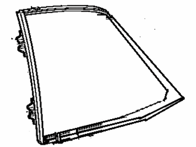 Toyota 62704-14020 Retainer Sub-Assembly, Quarter Window Glass, Driver Side