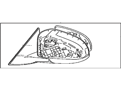 Toyota 87908-06431 Mirror Sub-Assy,  RH