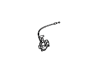 Toyota 64600-06040 Lock Assy,  Luggage Compartment Door