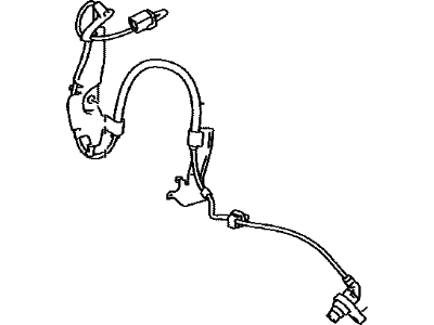 Toyota 89543-06040 Sensor,  Speed,  Front LH