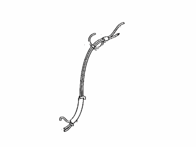 Toyota 17308-0P111 Hose Sub-Assy,  Vacuum(For Idle-Up)