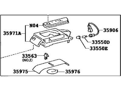Toyota Camry Shift Indicator - 35978-06011