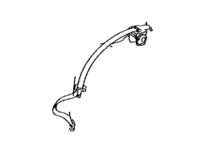 Toyota 73360-06300-A0 Belt Assy,  Rear Seat,  Outer