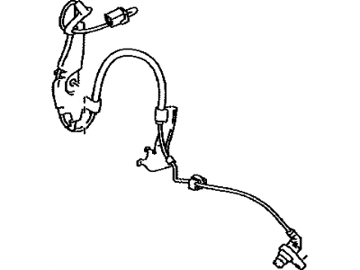 Toyota 89542-33110 Sensor,  Speed,  Front RH