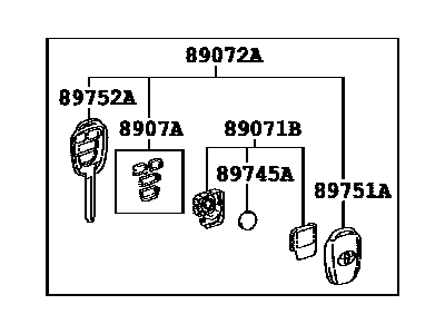 Toyota Camry Transmitter - 89070-06420