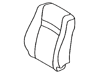 Toyota 71073-06G42-B4 Cover,  Front Seat Back,  RH(For Separate Type)