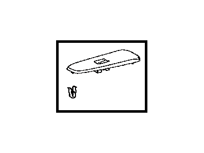 Toyota 74231-06630 Panel,  Front Armrest Base,  Upper RH
