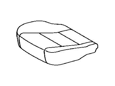 Toyota 71072-06C71-A1 Cover,  Front Seat Cushion,  LH(For Separate Type)
