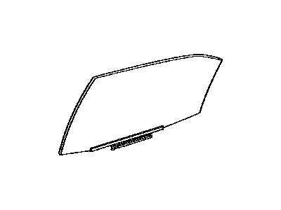 Toyota 68103-06170 Glass Sub-Assy,  Rear Door,  RH