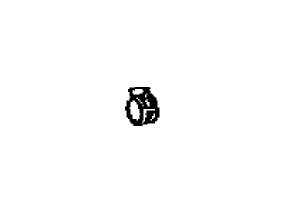 Toyota 90466-A0023 Clamp Or Clip, Hose(For Water By-Pass Hose)
