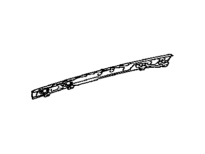 Toyota 61203-06190 Rail Sub-Assembly, Roof Side, Inner Passenger Side 61203-06190 Toyota Rail Sub-Assembly, Roof Side, Inner Passenger Side Illustration 1 of 1