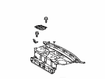 Toyota 64101-06280 Panel Sub-Assy,  Upper Back